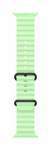 Apple Black Titanium Finish Band Green Fluoroelastomer, Titanium