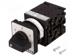 Switch: reversing star-delta cam switch | Stabl.pos: 5 | 20A | 6.5kW