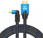 Cable Savio HDMI Male - HDMI Male 5m 8K Blue