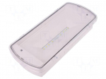 Lamp: LED emergency luminaire | IP65 | Colour: white | 3.2W | 230VAC
