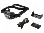 Torch: LED headtorch | IP68 | 20lm,250lm,500lm,800lm | 60h | black