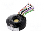 Transformer: toroidal audio | 250VA | 115/115VAC | 275&divide;330V | 50V
