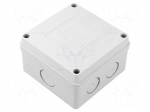 Enclosure: junction box | X: 89mm | Y: 52.5mm | Z: 89mm | wall mount
