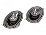 Car loudspeakers | two-way | 95x155mm | 100W | 80&divide;20000Hz | 4&Omega; | 43mm