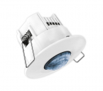 Presence detector, 1 channel, 8m range, 360k angle of detection, recessed ceiling, 2-wire