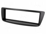 Radio mounting frame | Citro&euml;n,Peugeot,Toyota | 1 DIN | black