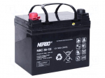 Re-battery: acid-lead | 12V | 36Ah | AGM | maintenance-free
