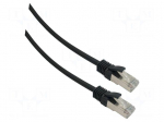 Patch cord | F/UTP | Cat: 6 | RJ45 plug,both sides | stranded | Cu | 2m