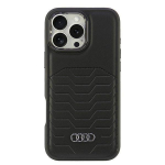 Other goods Audi  Audi Synthetic Leather MagSafe iPhone 16 Pro Max 6.9" black/black hardcase AU-TPUPCMIP16PM-GT/D3-BK