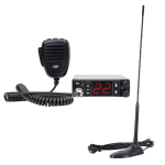 CB PNI Escort HP 5500 radio station and CB PNI Extra 45 antenna, 45 cm, SWR 1.0, 26-30MHz, 150W, black