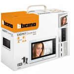 NEW7 White finish EASYKIT Essential additional monitor with plug-in power supply