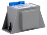 Transformer: mains | 19VA | 230VAC | 17V | 1.12A | Leads: terminal block