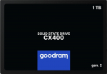 SSD|GOODRAM|CX400 GEN.2|1TB|SATA|3D TLC|Write speed 500 MBytes/sec|Read speed 550 MBytes/sec|2,5"|TBW 720 TB|MTBF 2000000 hours|SSDPR-CX400-01T-G2