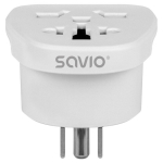 Power adapter SAVIO Travel adapter Global socket &ndash; US plug 10A