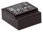 Transformer: encapsulated | 1VA | 115/115VAC | 6V | 6V | 82mA | 82mA | 50g
