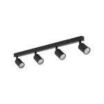 LAMP SPOT LIGHT TOP GU10 4X10W BK