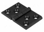 Hinge | Width: 76mm | zinc and aluminium alloy | H: 50mm | Holes no: 6