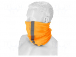 All-purpose tube scarf | flexible,warning | orange | Size: one size