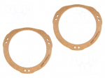 Spacer ring | MDF | 130mm | Subaru | impregnated,varnished