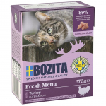 BOZITA Meat chunks with turkey in jelly &ndash; wet cat food &ndash; 370g