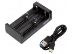 Charger: microprocessor-based | Li-Ion | 2A | 4.2V | Out: USB C