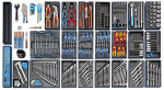 Gedore tool trolley 1500 ES-03-2004 0810 (blue / black, incl. 325 tools)