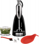 ESGE-Zauberstab M 200 chrome, hand blender with durable AC motor, 23 cm immersion depth, 200 W and up to 17,000 rpm, 90580
