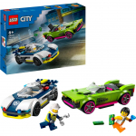 LEGO 60415 City Police Car and Muscle Car Chase, construction toy