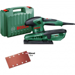 Bosch orbital sander PSS 200 A (green/black, 200 watts, in case)