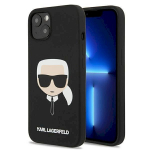 Karl Lagerfeld KLHCP13SSLKHBK Silicone Karl`s Head Hardcase for iPhone 13 mini 5,4" / black