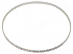Timing belt | T2.5 | W: 6mm | H: 1.3mm | Lw: 600mm | Tooth height: 0.7mm