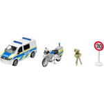 SIKU SUPER VW T6 with BMW police motorcycle