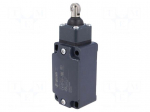 Limit switch | rubber seal,steel roller &Oslash;13mm | NO + NC | 10A | IP67
