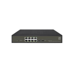 LevelOne GES-2110P Hilbert 10-pordiline Gigabit PoE nutikas Lite l&uuml;liti, 8x PoE 130W, 2x SFP, hallatav, L2