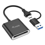 Equip CFexpress Type B USB-C/-A kaardilugeja adapter 10Gbps