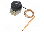Sensor: thermostat with capillary | Output conf: SPDT | 10A | 400VAC