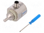Sensor: flow | 0,01&divide;3m/s | Output conf: PNP NO | 24VDC | IP67 | 80&deg;C
