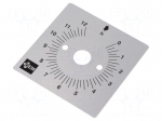 Scale for mechanical timer | Application: MI2R
