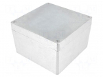 Enclosure: multipurpose | X: 158mm | Y: 158mm | Z: 101mm | aluminium