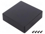 Enclosure: multipurpose | X: 120mm | Y: 120mm | Z: 34mm | 1590W | black