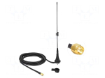 Antenna: communication | LoRa,LPWAN,inner,external | black | SMA