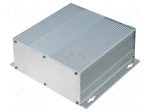 Enclosure: with panel | X: 190mm | Y: 160mm | Z: 69mm | aluminium