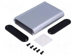 Enclosure: with panel | 1455 | X: 72mm | Y: 100mm | Z: 19mm | aluminium