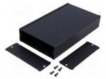 Enclosure: with panel | TUF | X: 94mm | Y: 160mm | Z: 32mm | aluminium
