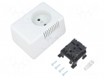 Enclosure: for power supplies | without earthing | X: 65mm | Y: 90mm