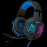 Gaming headphones with microphone SVEN AP-U980MV black-blue (USB, LED, 7.1)
