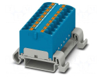 Splice terminal: rail | 32A | 800V | push-in | PA | 0.2&divide;6mm2 | W: 55.4mm