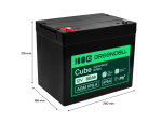 Greencell AGM VRLA 12V 80Ah maintenance-free battery for UPS, scales, camper (260x168x216mm)