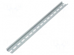 DIN rail | steel sheet | W: 35mm | L: 387mm | RITTAL-1015600