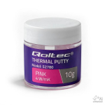 Qoltec High Conductivity Thermal Putty | 4 W/m-K | 10g | Pink